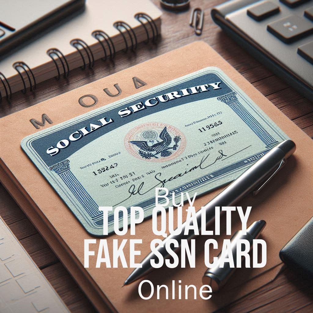 fake SSN card