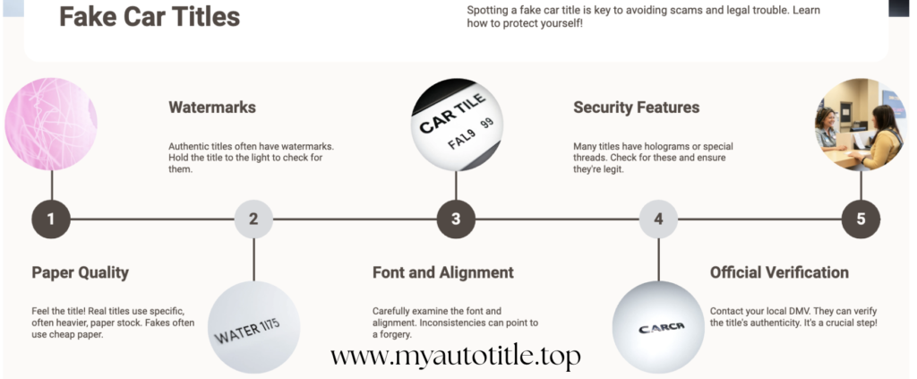 How to Identify a Fake Car Title